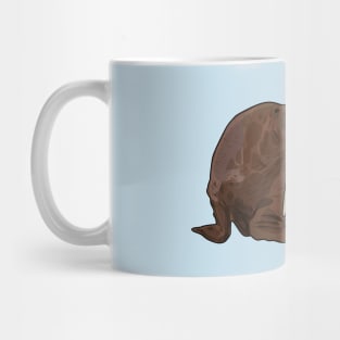 Walrus cartoon illustration Mug